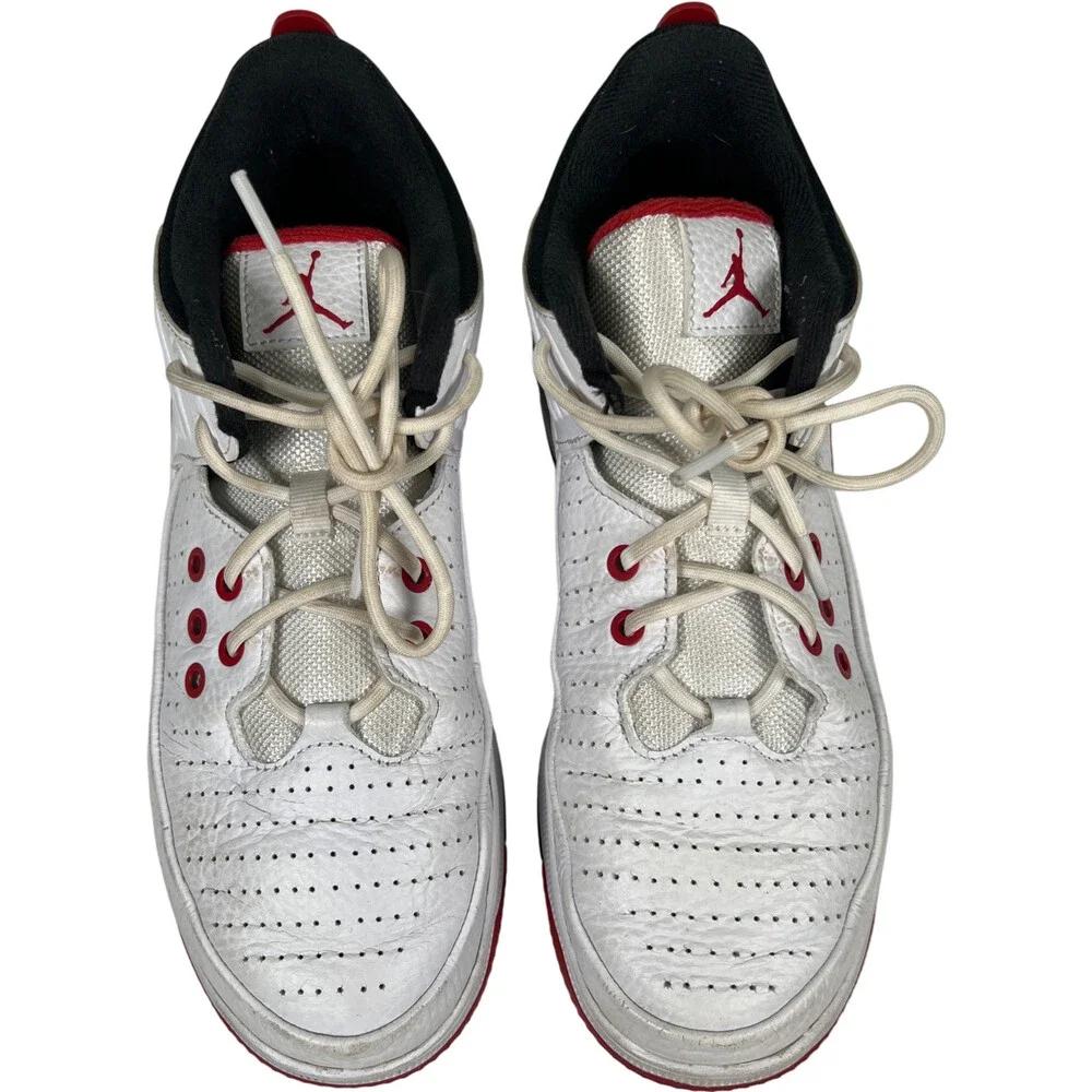 Nike Jordan Max Men’s White/Red Aura 5 Lace Up Basketball Sneakers - 8.5 - Picture 3 of 8